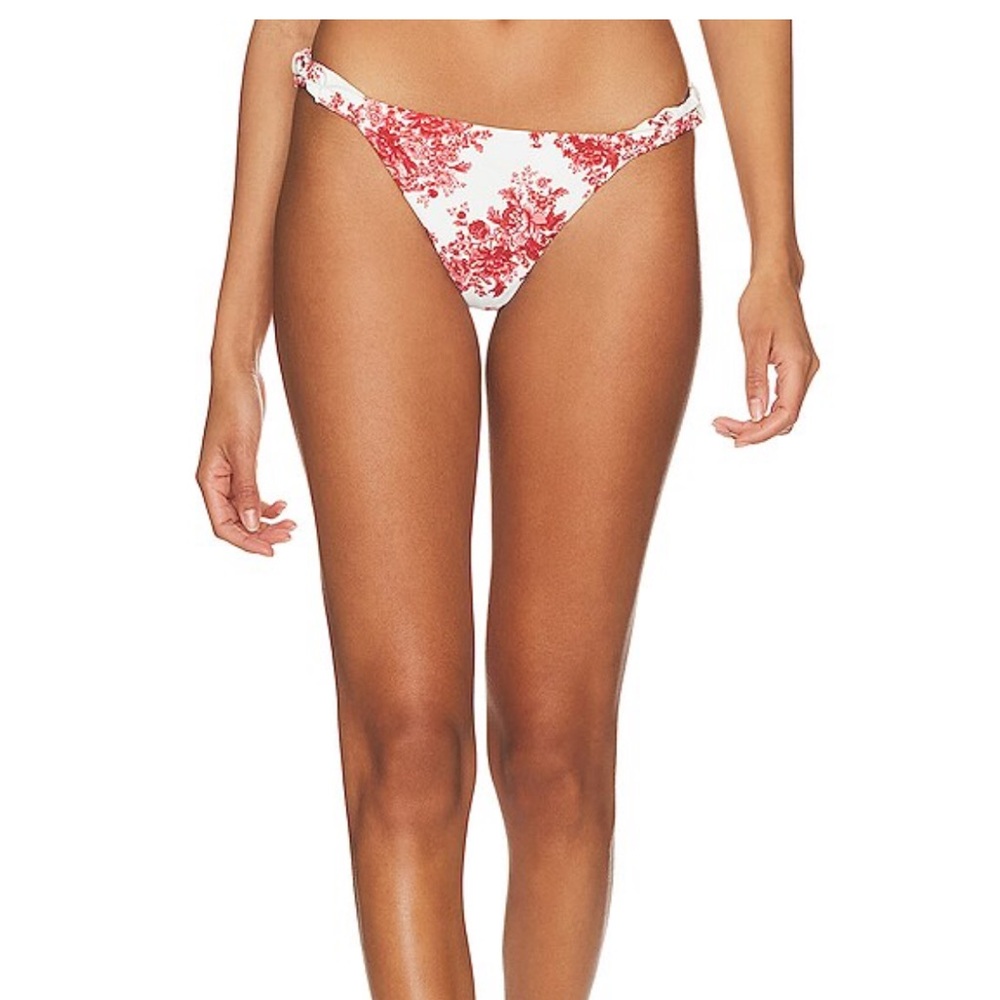 LPA Zella Bottoms in red & crème - Picture 4 of 4